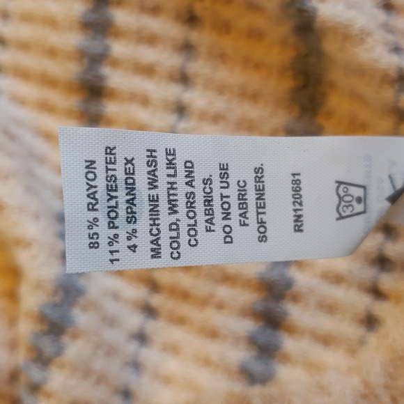 GLYDER Movement Tank Top Rosewater Stripe Waffle sz M Women's Yoga Active Casual - Picture 9 of 12